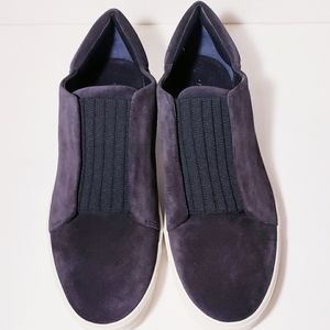 Vince Cantara Suede Navy Blue Slip On Snea…
